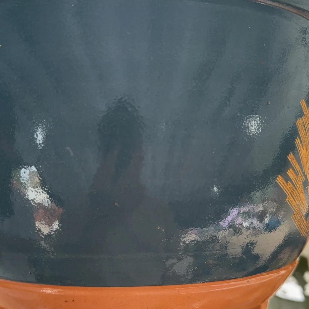 紫砂花盆口径25.15口径