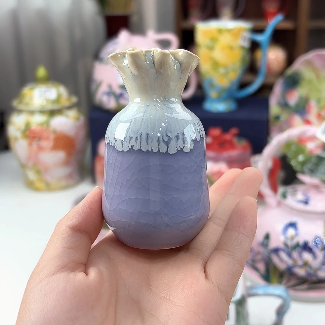 景德镇手绘高温釉下彩陶瓷茶具
