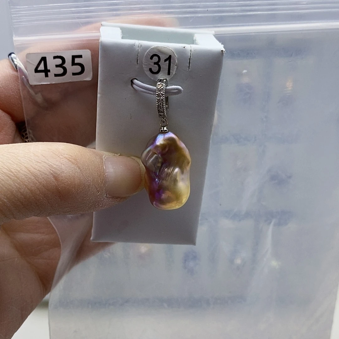 颈饰合金淡水珍珠