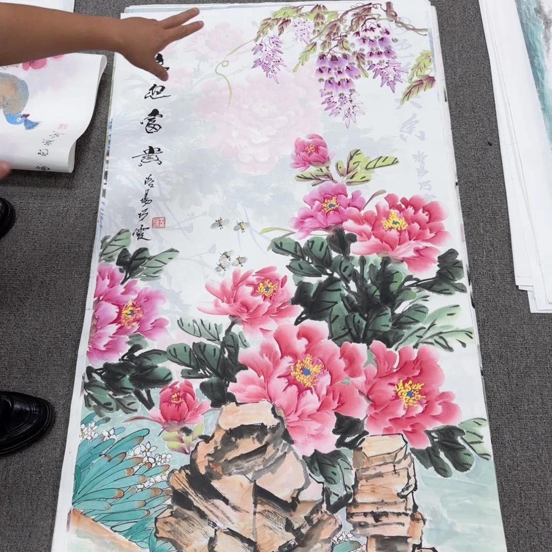 国画国画作品多次