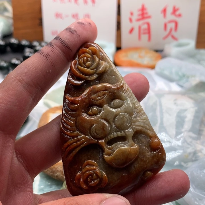 翡翠未镶嵌颈饰保真天然a货翡翠