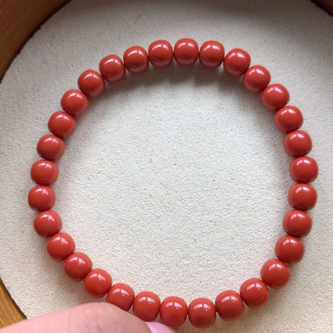 南红玛瑙未镶嵌保山天然原矿南红6mm+老型官坡锦红
