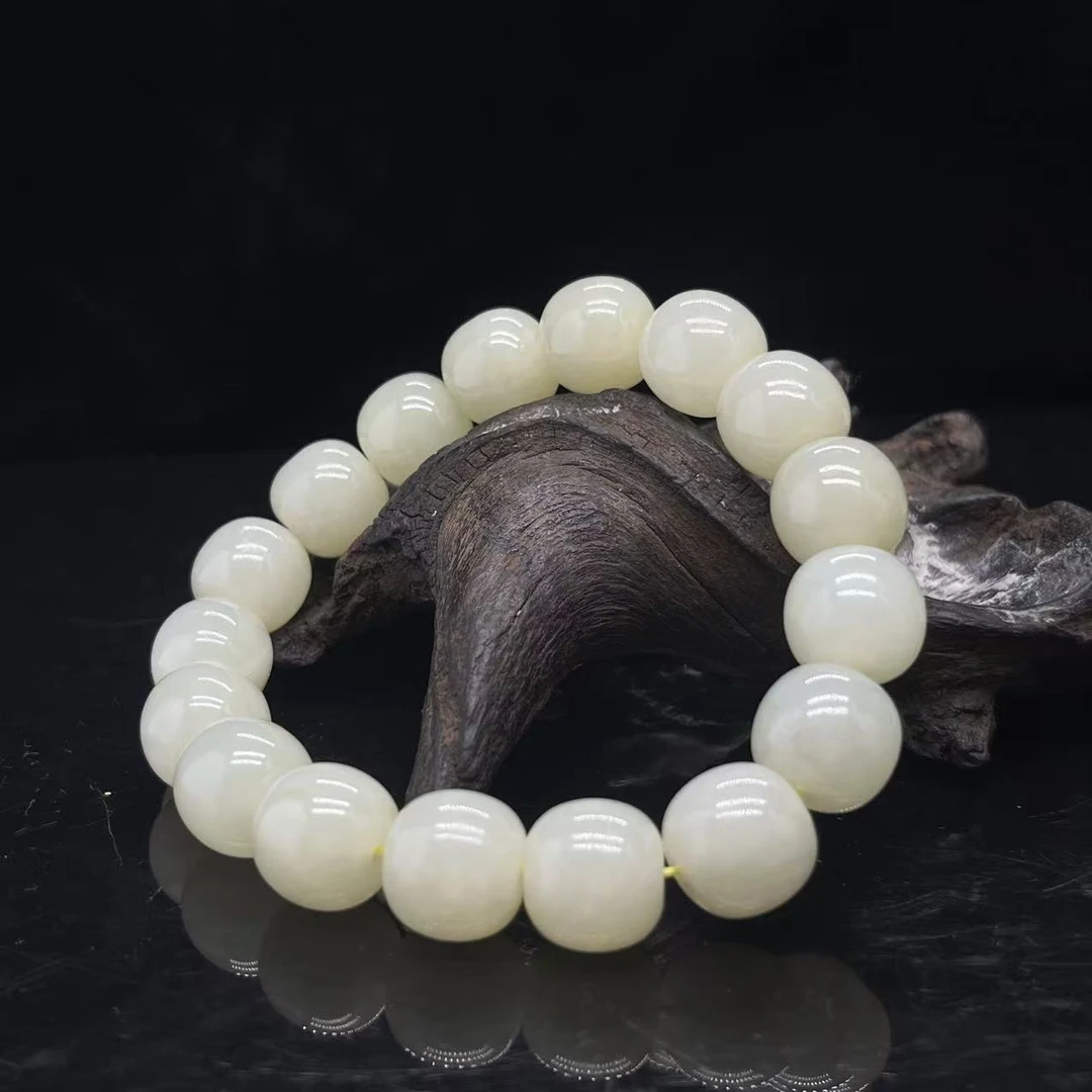 A1546 和田玉手串 YY131201