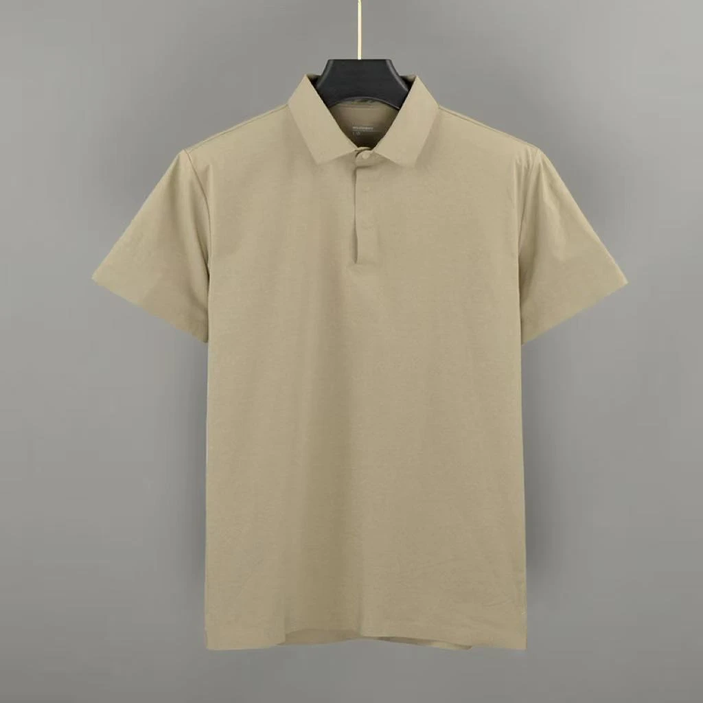 夏季宽松型Polo衫日系宽松polo衫百搭休闲男士muji风