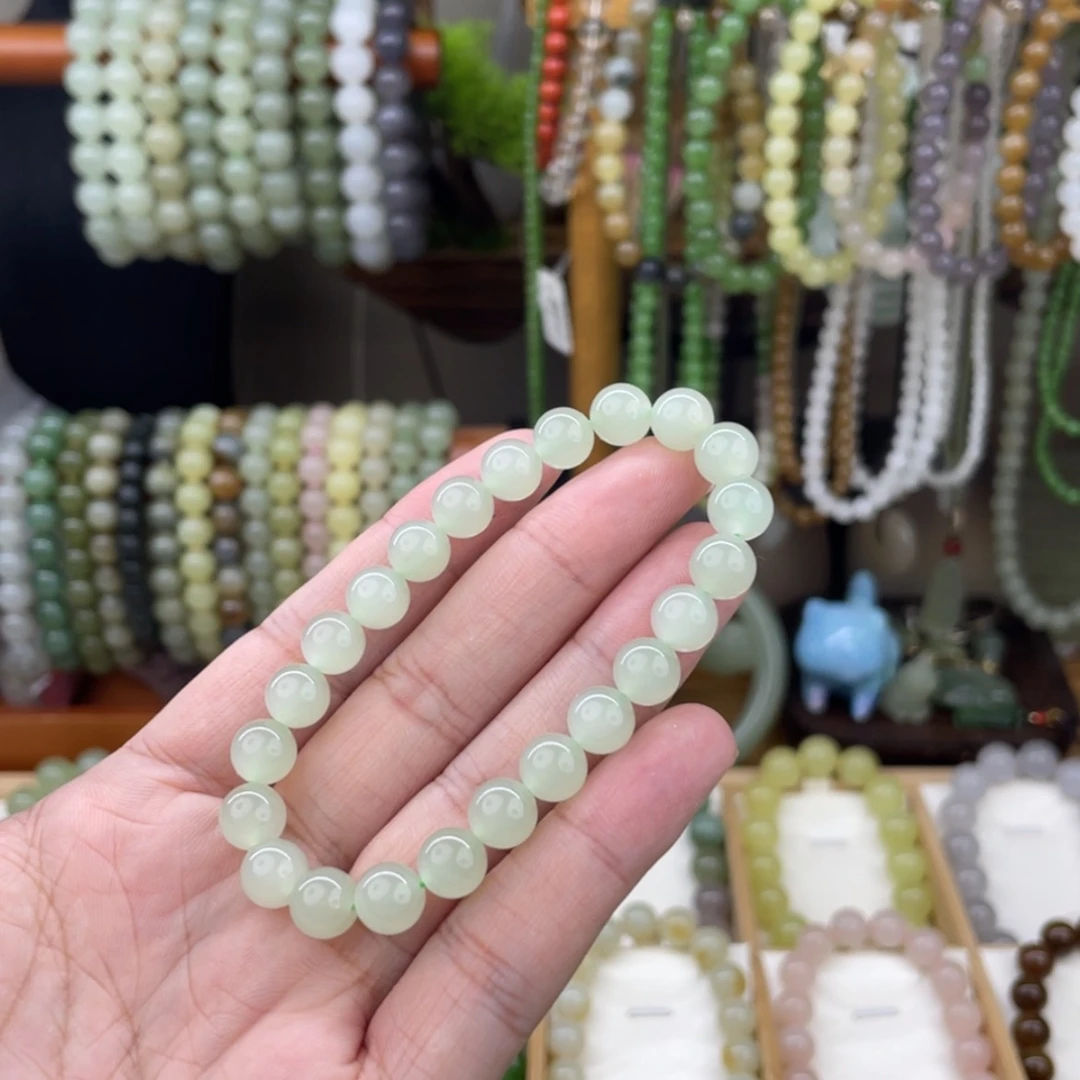 【闪购商品】未镶嵌手串和田玉坚**懈