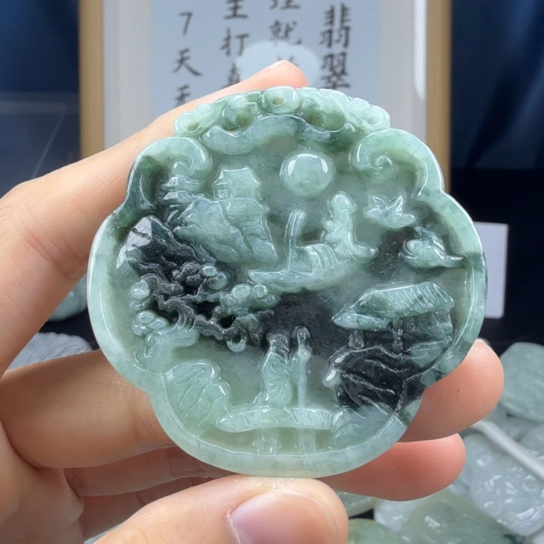 颈饰未镶嵌翡翠翡翠