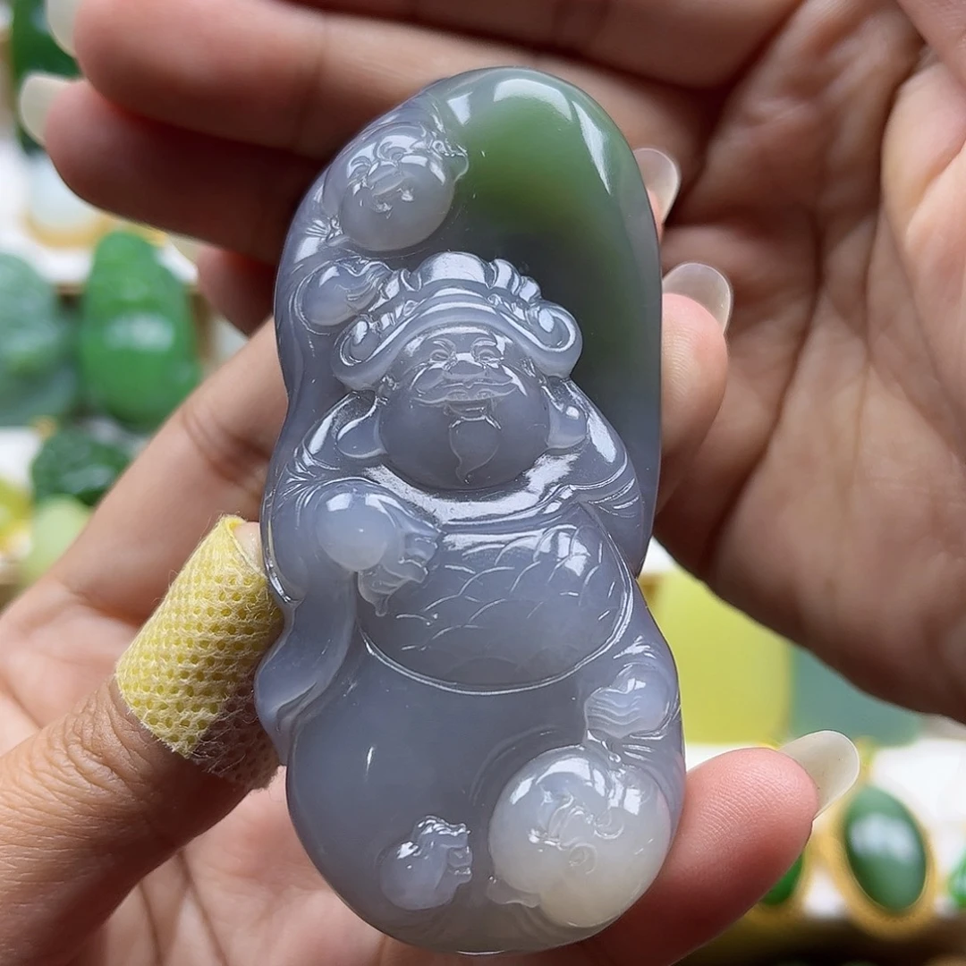 和田玉未镶嵌颈饰三色