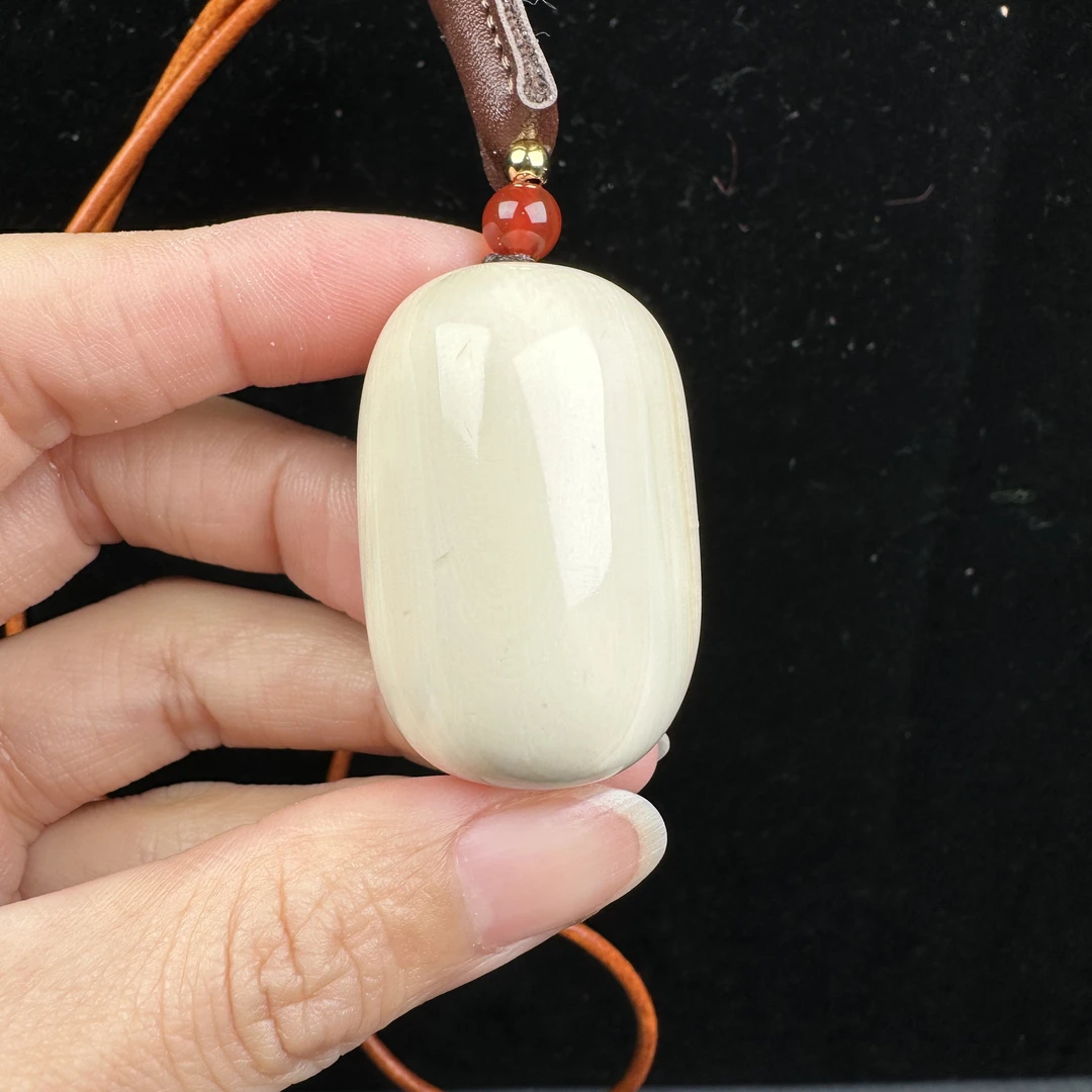 P4654 天然猛犸牙 肥皂 26*38*20mm 支持鉴定 假一罚四