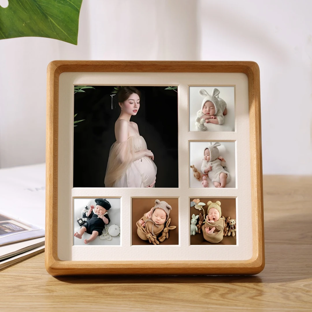 定制相框摆台孕期检查婴儿宝宝出生礼物纪念diy可定制礼物摆台