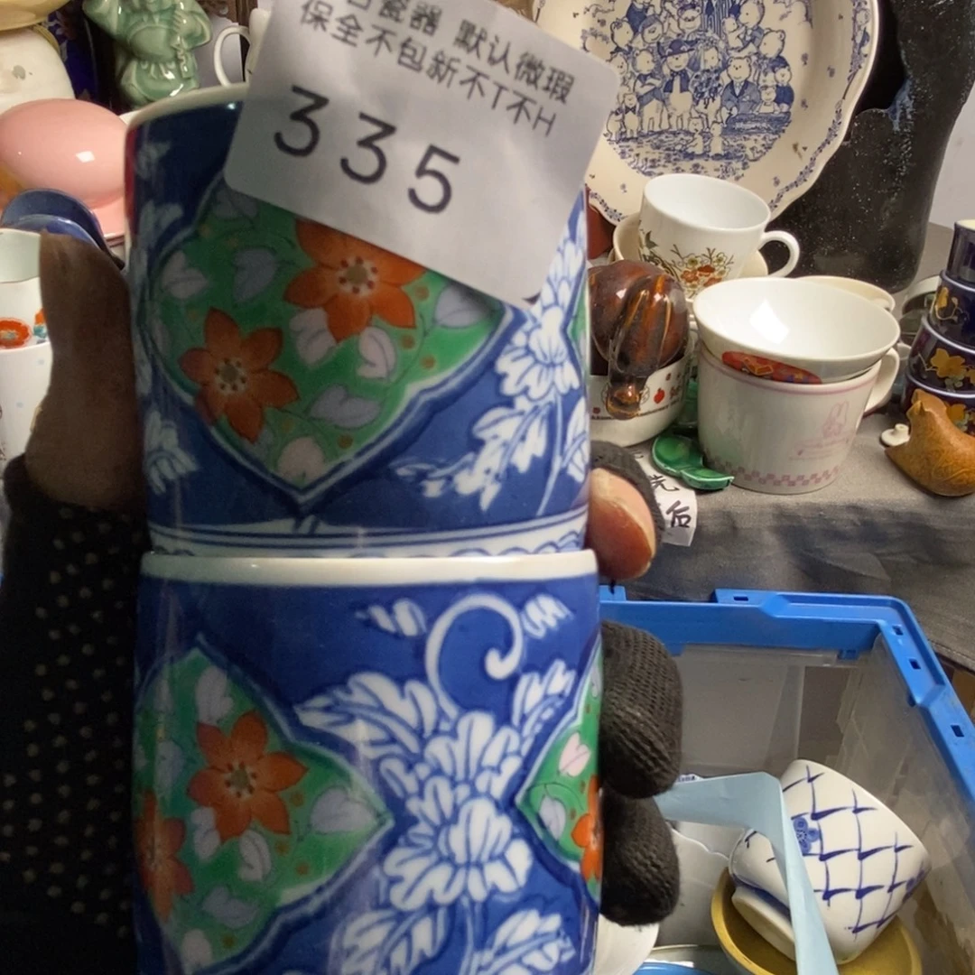.***宝瓷片茶具爱阿鹿茶具