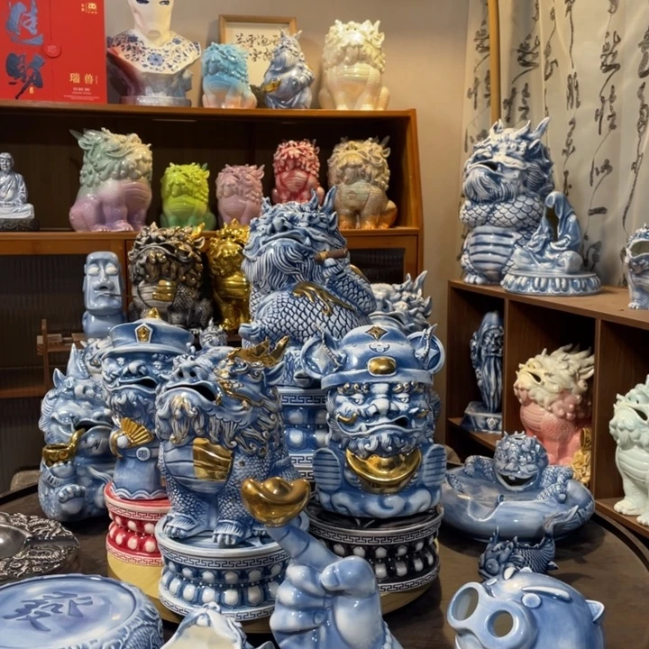行***昂瓷片摆件1111111111