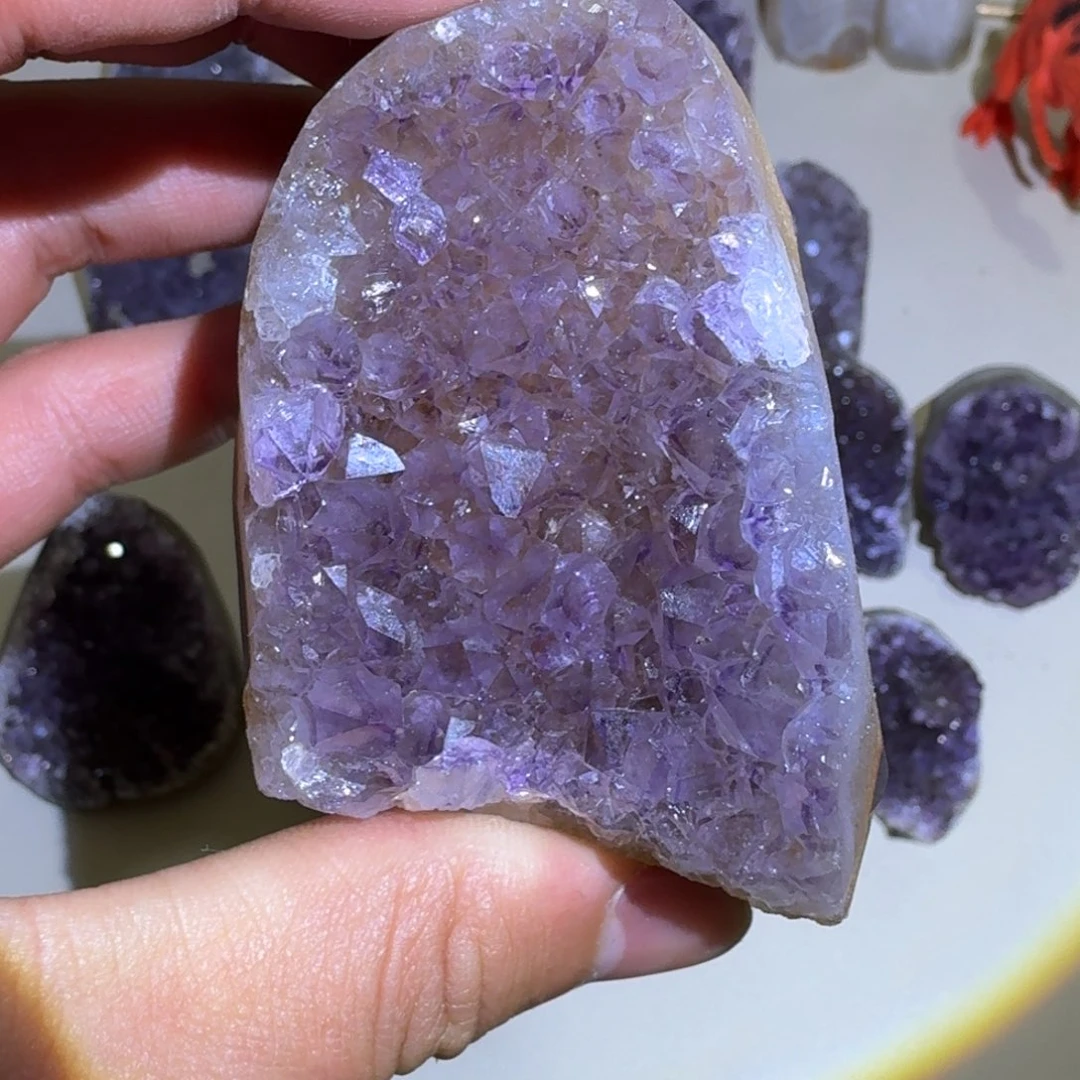 大型摆件（非配饰）银S925镶嵌紫晶