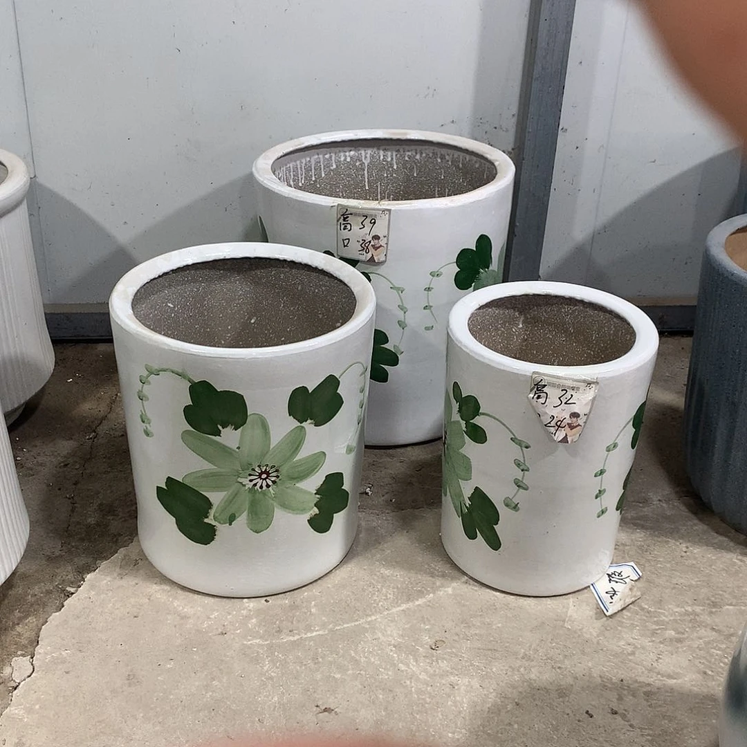 高温陶瓷花盆微瑕
