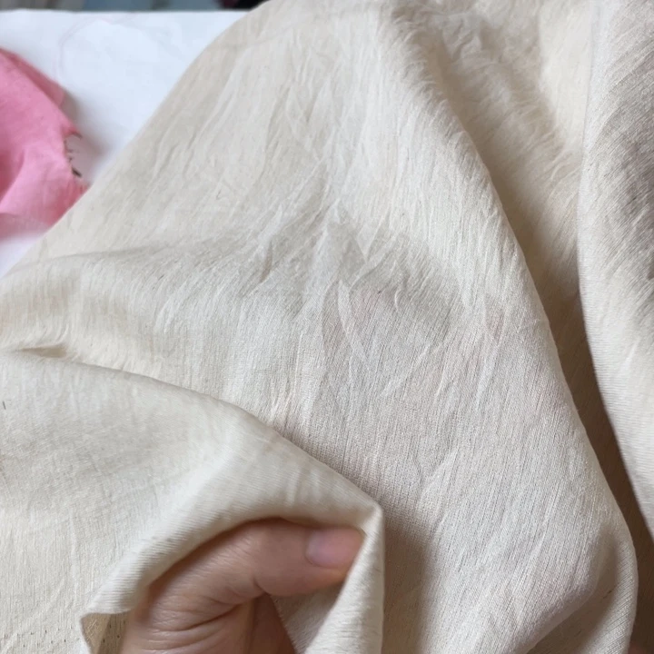 天丝（莱赛尔纤维）杏色天丝棉薄款2米