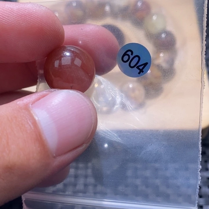随***豆未镶嵌发晶手链天然水晶手串