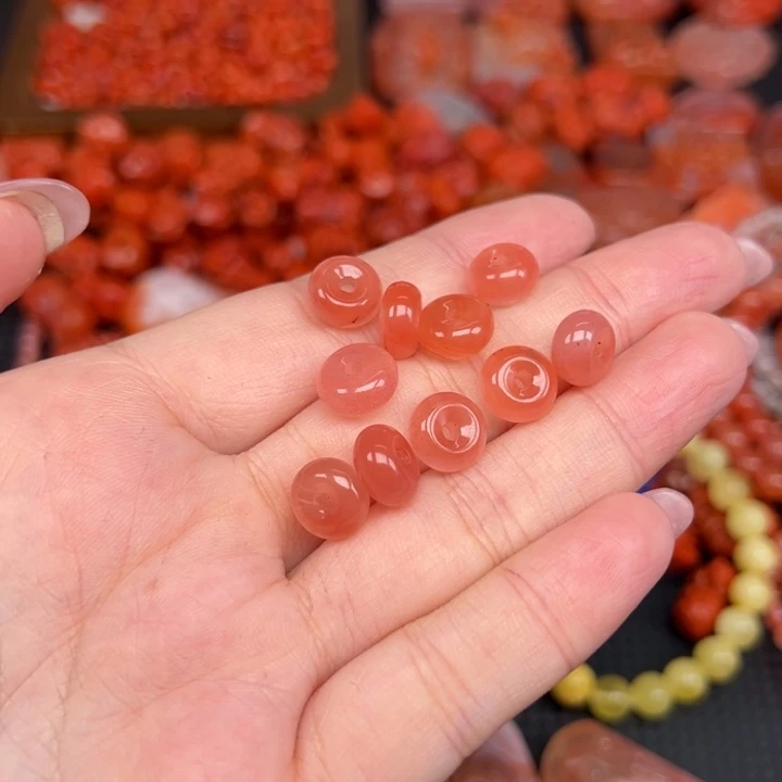 南红玛瑙未镶嵌吊坠(不含链)