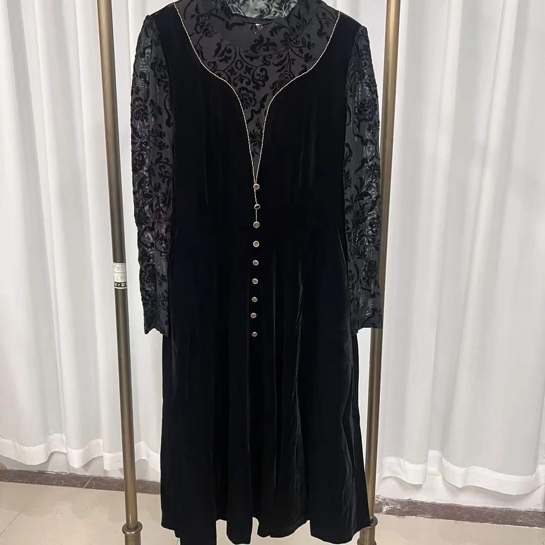 A51-A 春秋2025新款时尚舒适极简风百搭显瘦连衣裙