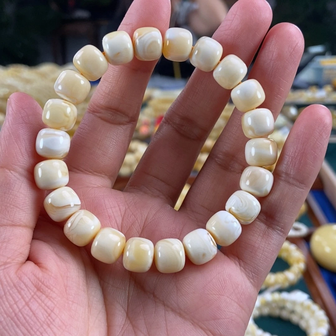 琥珀未镶嵌珠宝奇石10白花蜡老型13.5