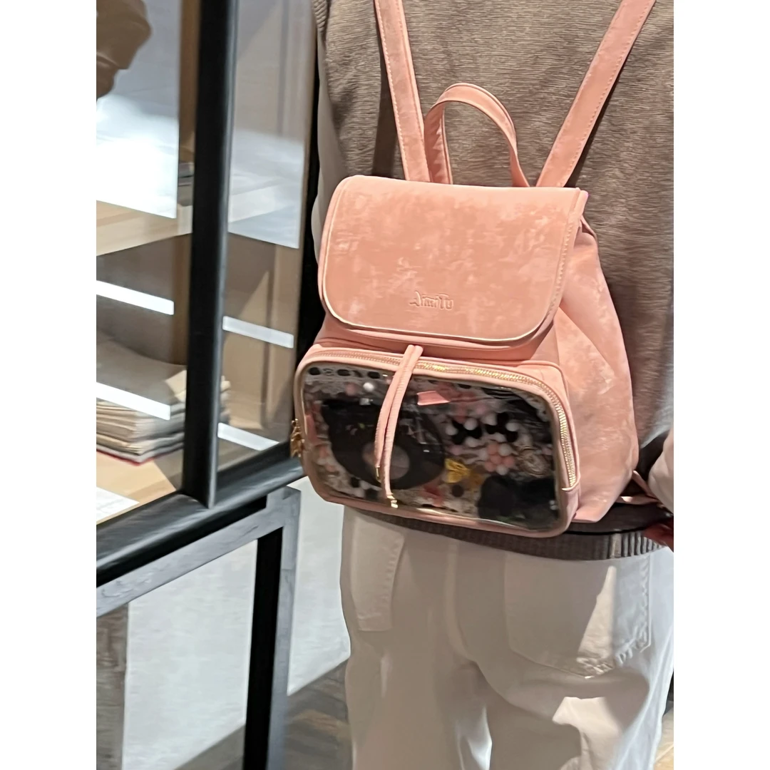 艾米兔女包2025新款质感休闲百搭质感日系痛包简约手提双肩包