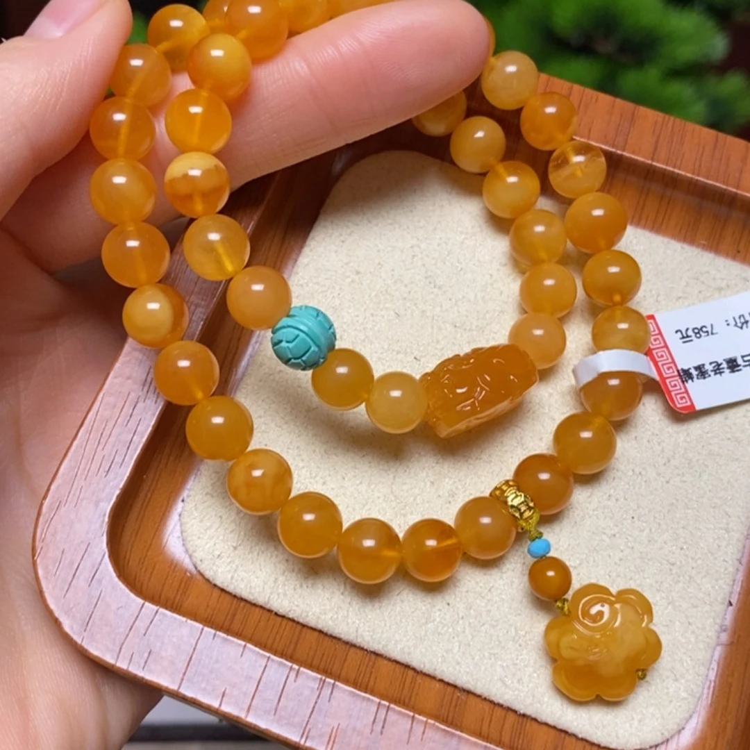 【闪购商品】手链蜜蜡未镶嵌手串