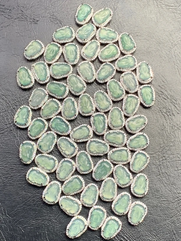 天然A货翡翠潘多组件啦貔貅翡翠多玩款(多样性发其一)