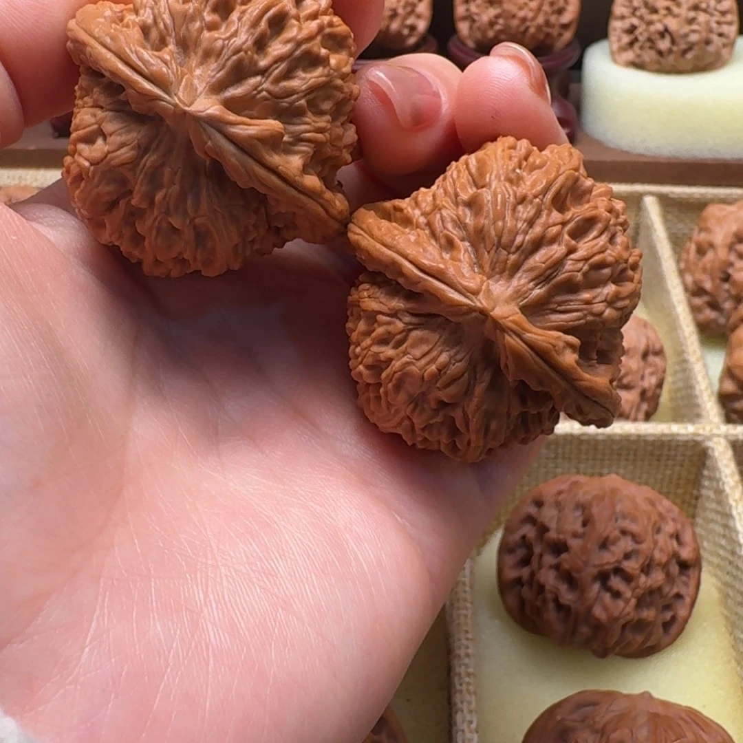 吊坠文玩核桃41全品白狮子