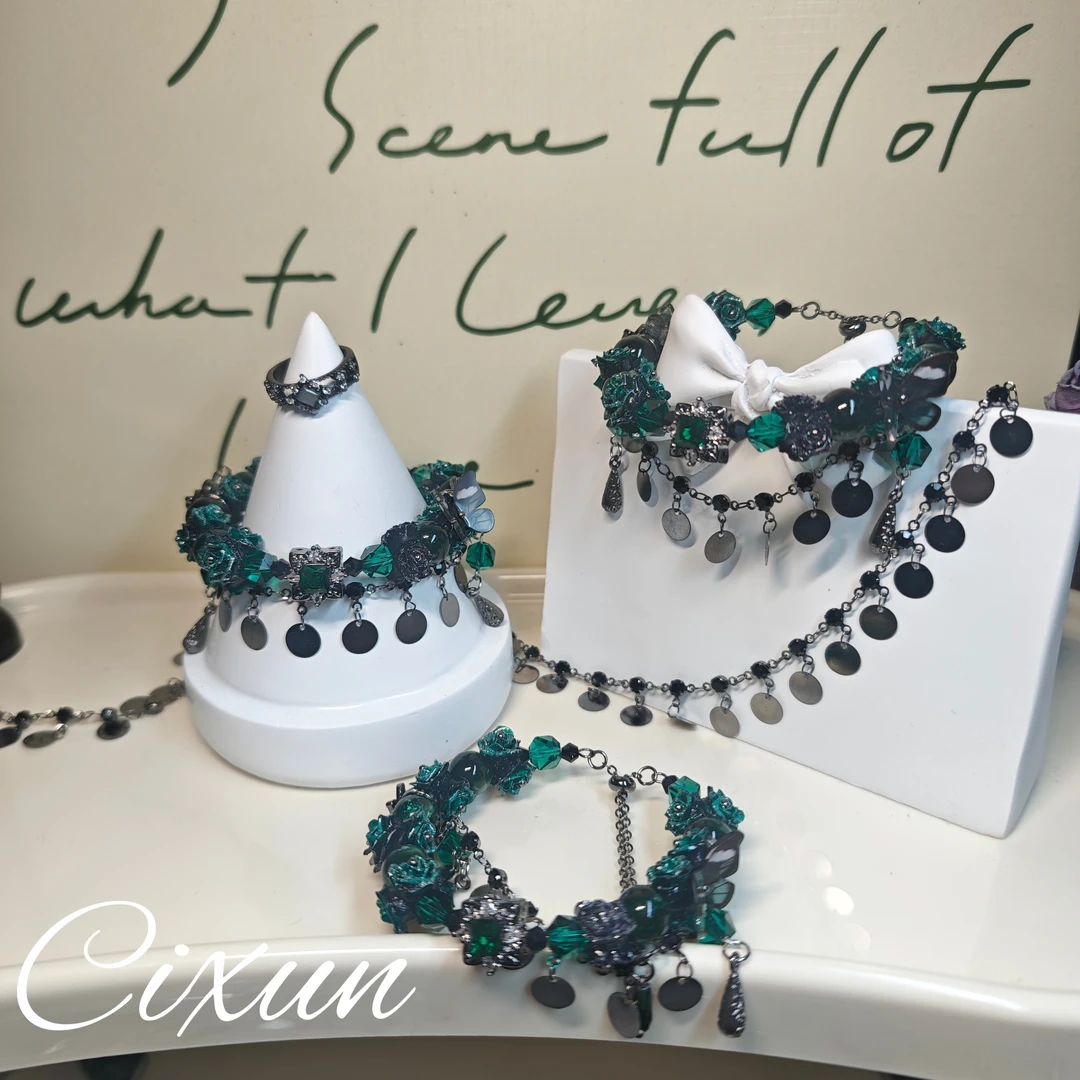 重工琉璃手链 创意DIY  新中式古风手链