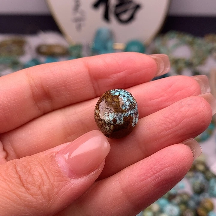 绿松石未镶嵌扣子