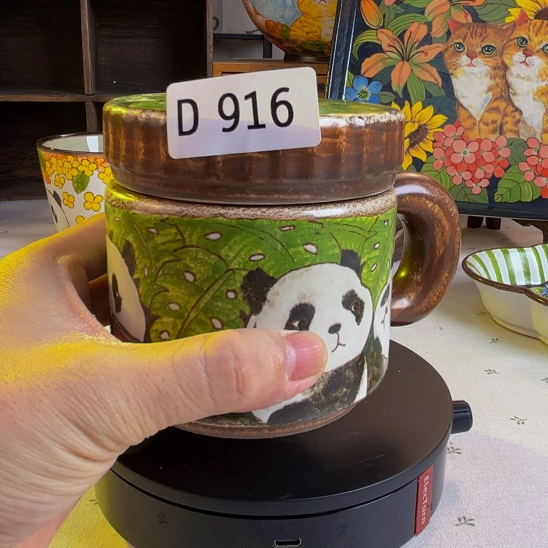 【闪购商品】摆件用****8桃园山房高温釉下彩
