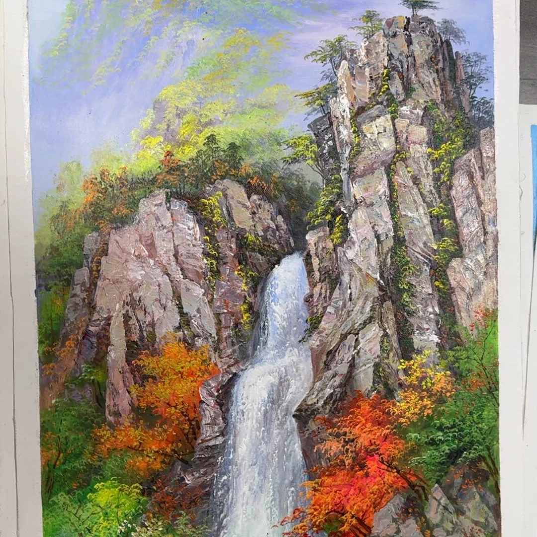 油画加油加油努力加油加油