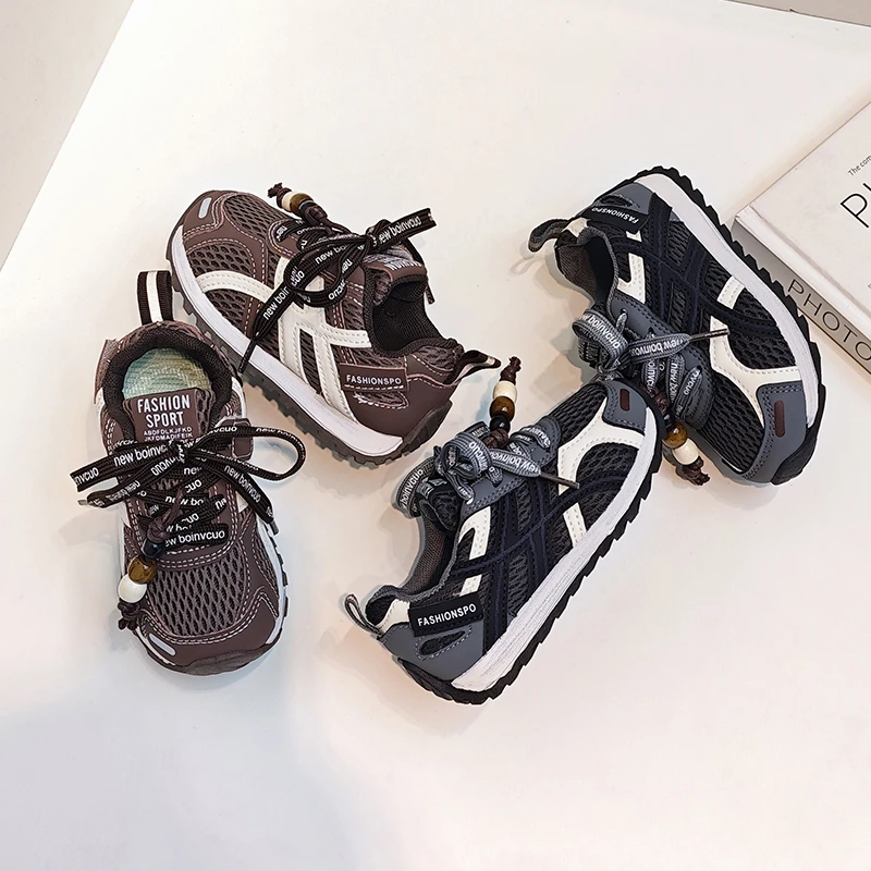 2025秋款儿童双面透气运动鞋软底舒适阿甘鞋男女童防滑轻便跑步鞋