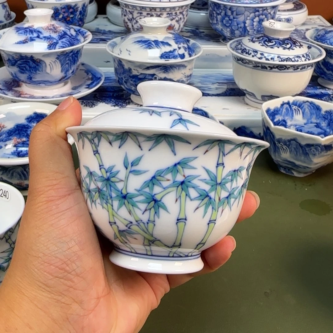 景德镇纯手绘茶具圆圆291