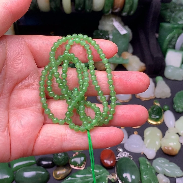 和田玉银S925镶嵌颈饰