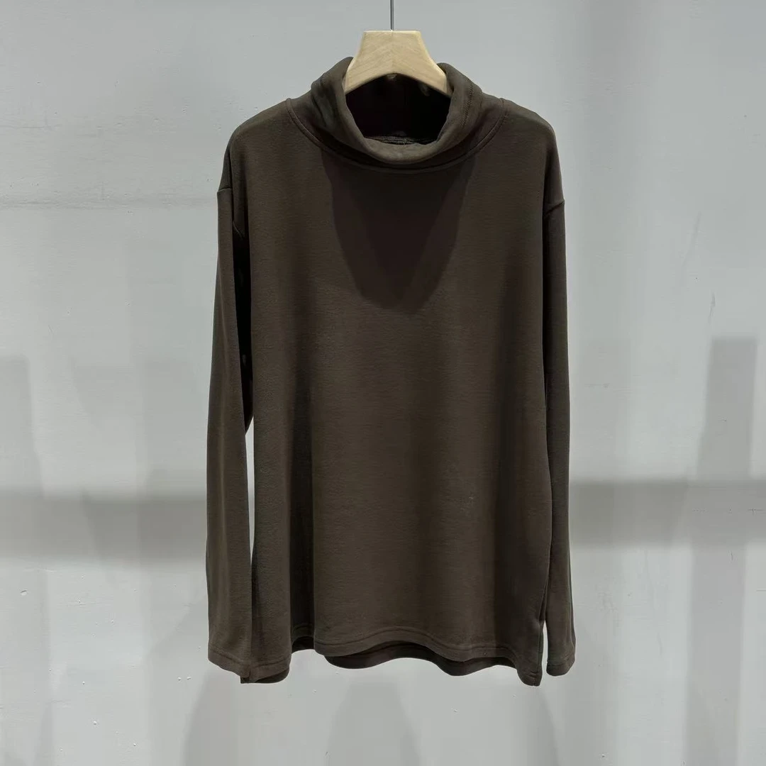 【ATAYI】零肆561890#秋冬长袖套头纯色简约风女装时尚打底衫