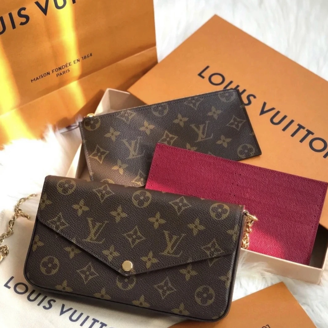 95新 LouisVuitton/路易威登 XM/三合一麻将斜挎包/KH09815063瑕