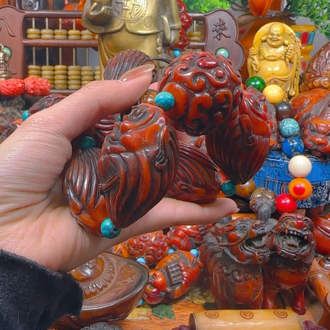 滴血莲花菩提吊坠金**梦