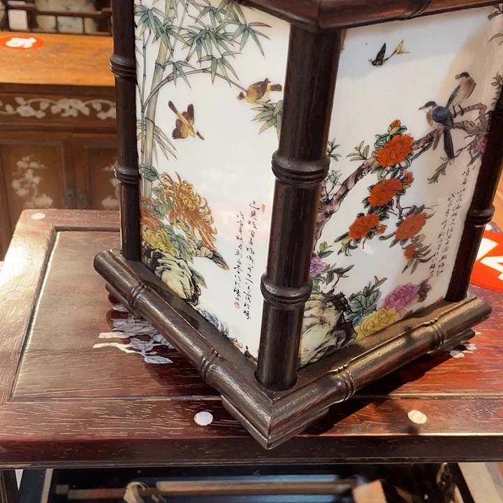 贡木笔筒笔筒摆件