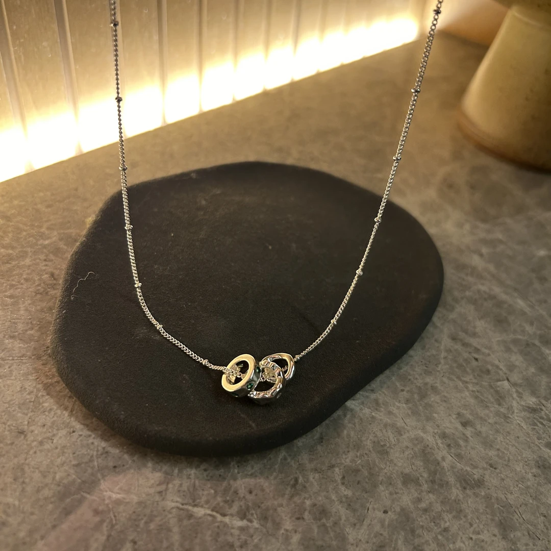 合金项链 Julia姐姐】“3种圈”休闲时尚项链