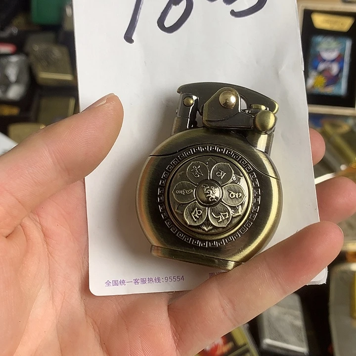 ****乐76号佐罗六字真言摇臂打火机