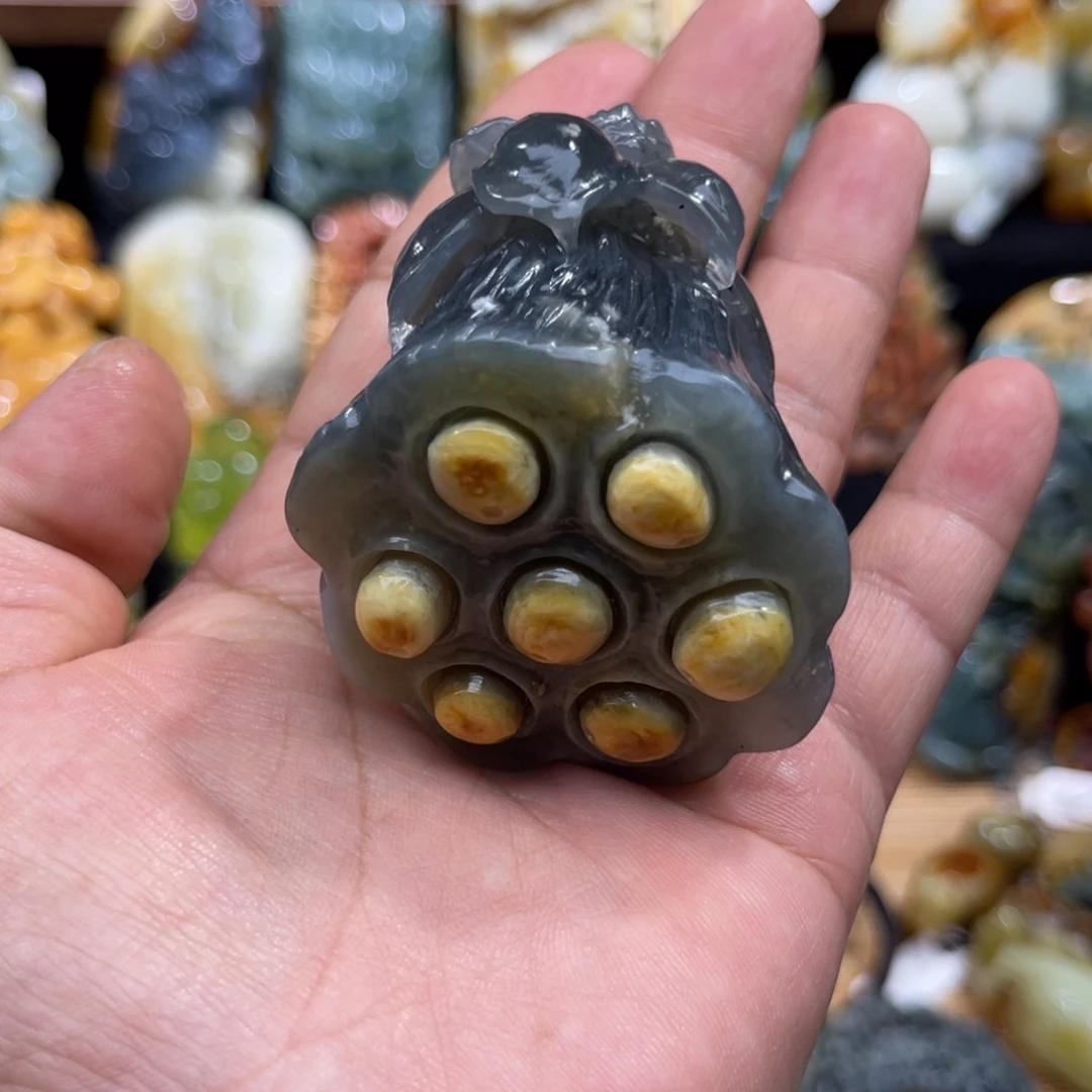 琉***璃蛇纹石玉未镶嵌颈饰