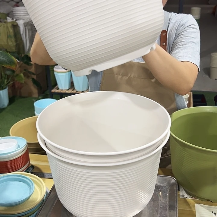 特价矮陶口30高21白色无托3个