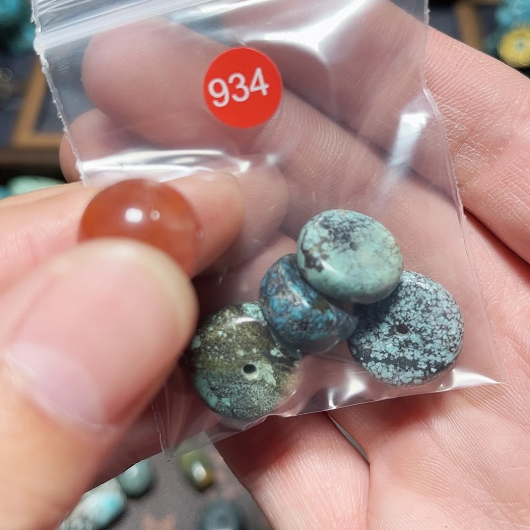 九***记玛瑙/玉髓未镶嵌圆珠桶珠老型手串！！