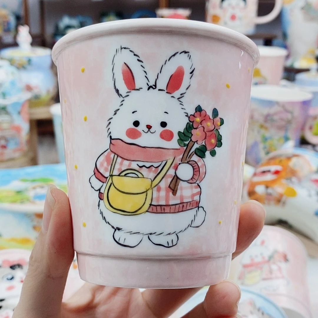 杯董董文创手绘陶瓷