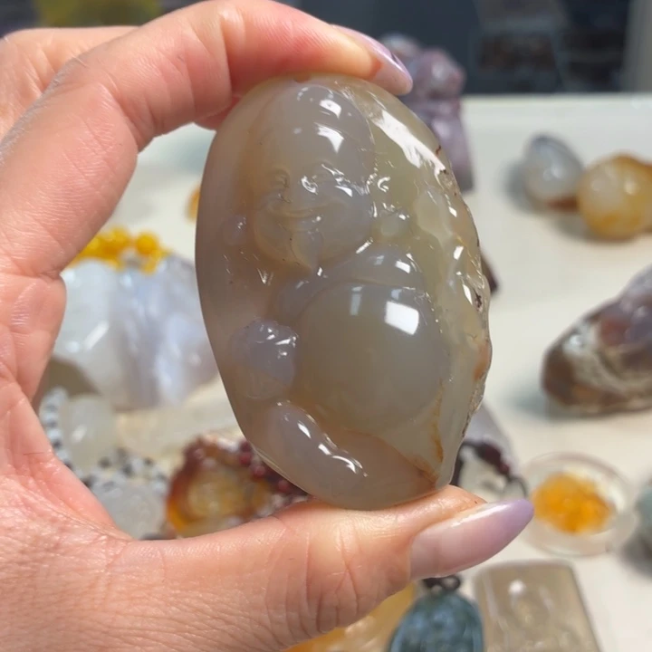 玛瑙/玉髓未镶嵌吊坠(不含链)