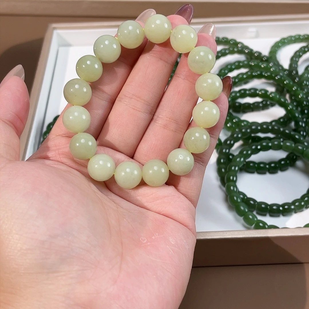 和田玉手链未镶嵌12