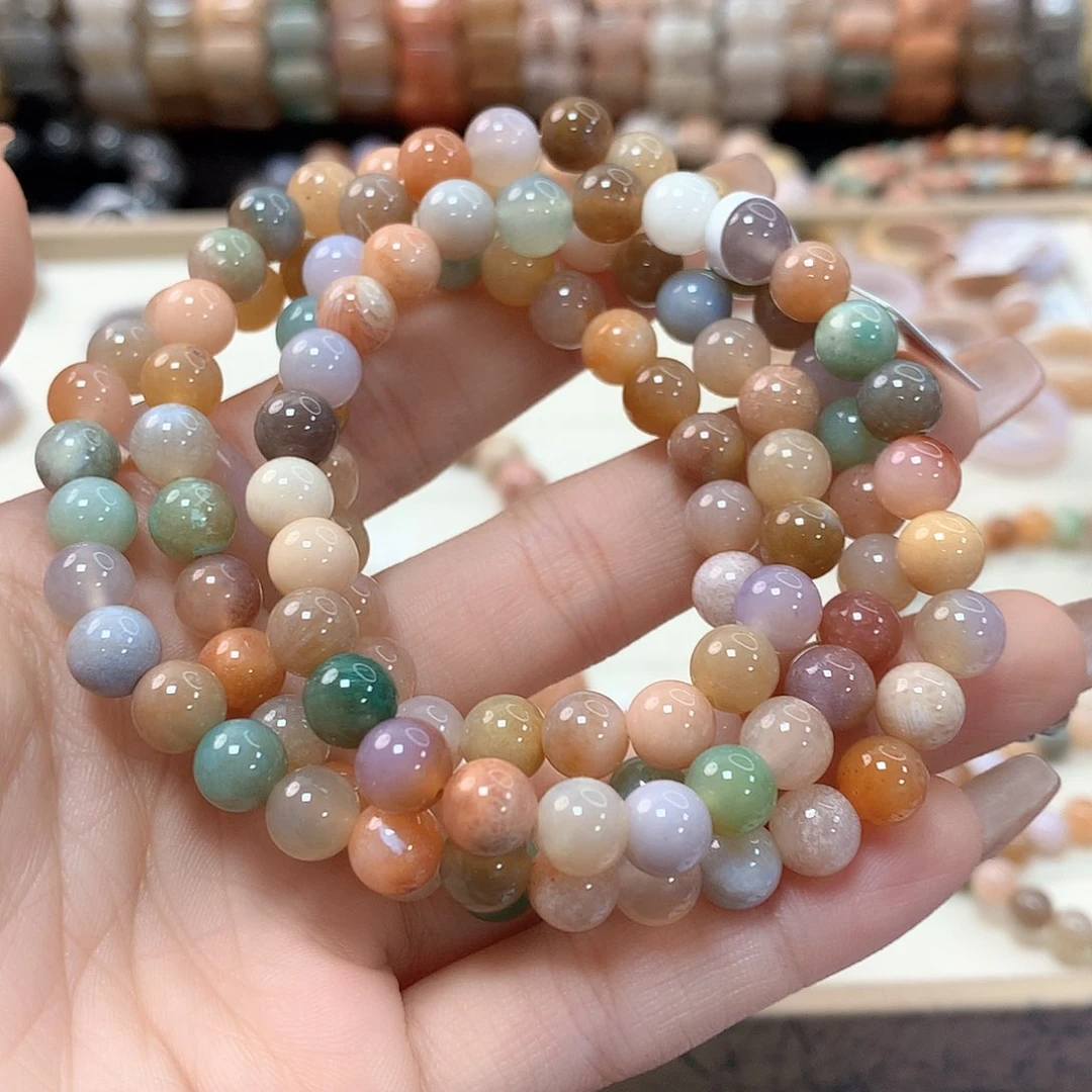 硅化珊瑚（珊瑚玉）手链未镶嵌察****遗248