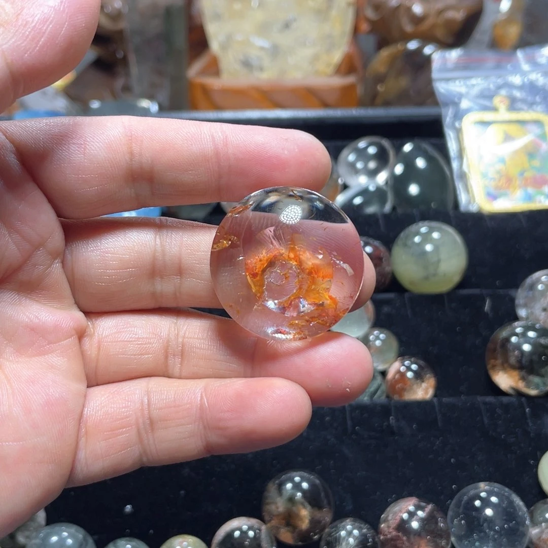 水晶珠宝半成品未镶嵌直*儿