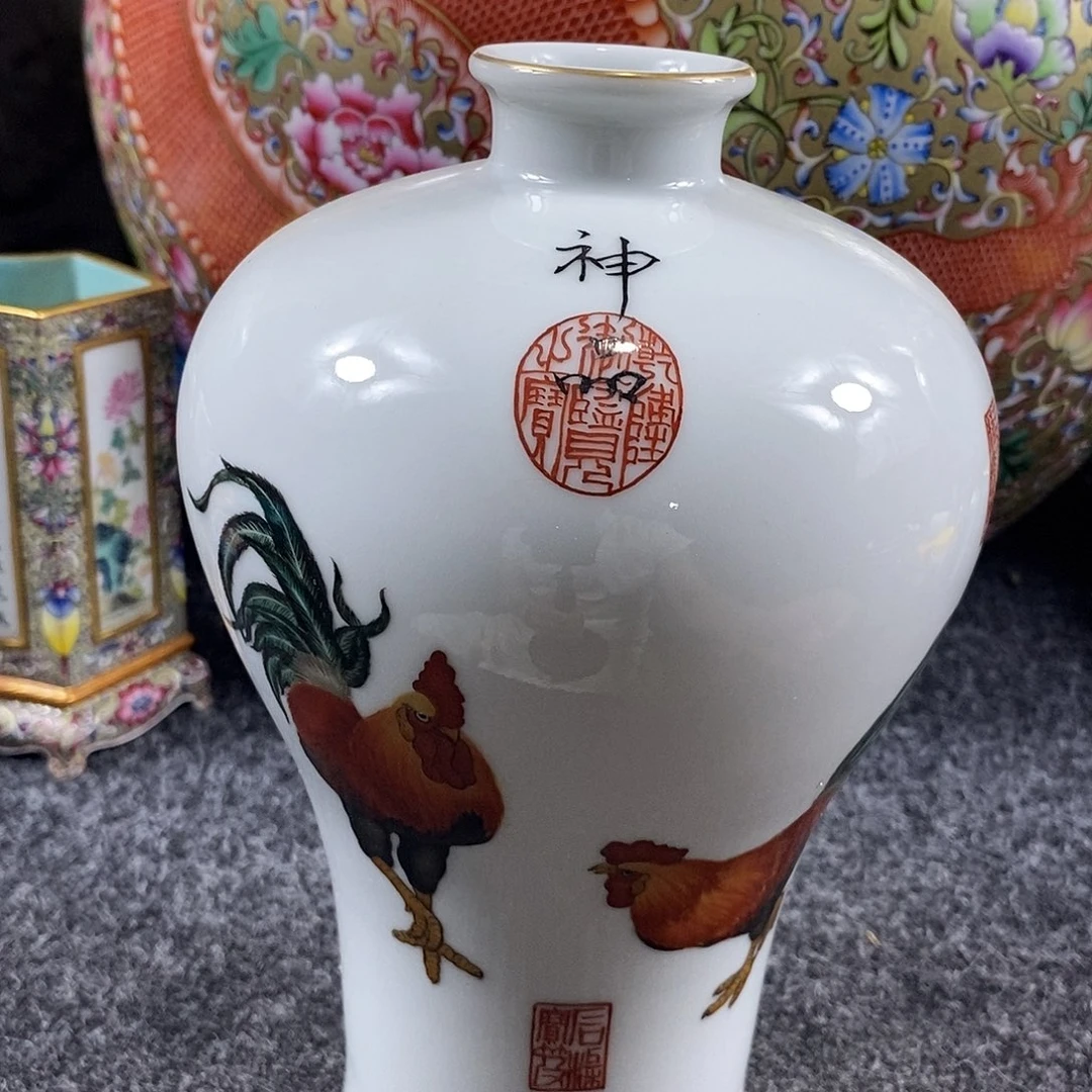 摆件手工手绘陶瓷摆件工艺品