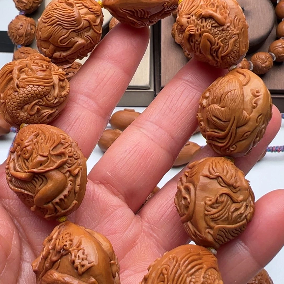 手串/手链橄榄核浮雕山海经