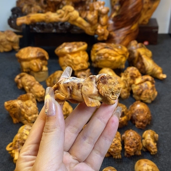 柏木刘*老虎手把件手把件